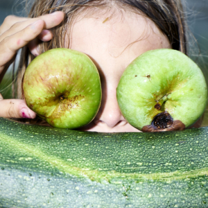 Ein Auge auf die Natur haben.